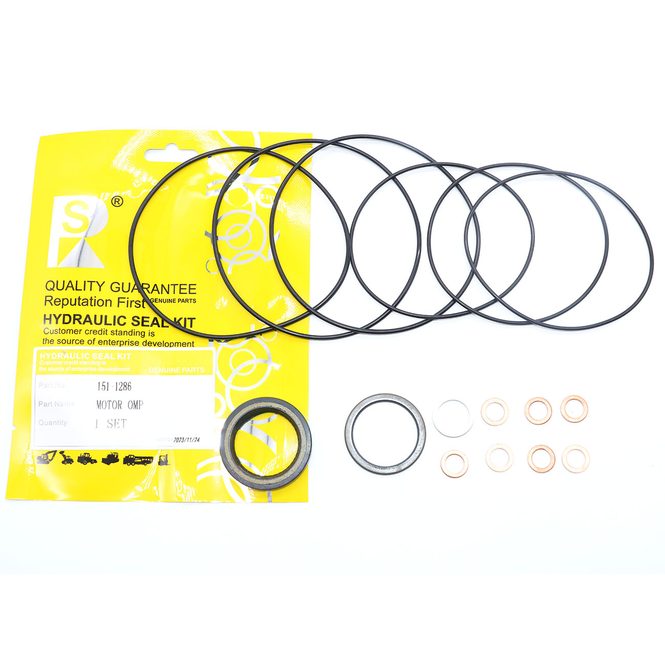 151-1286 Seal Kit for Danfoss OMP Series 8 & OMR Series 6 Hydraulic Motors-4
